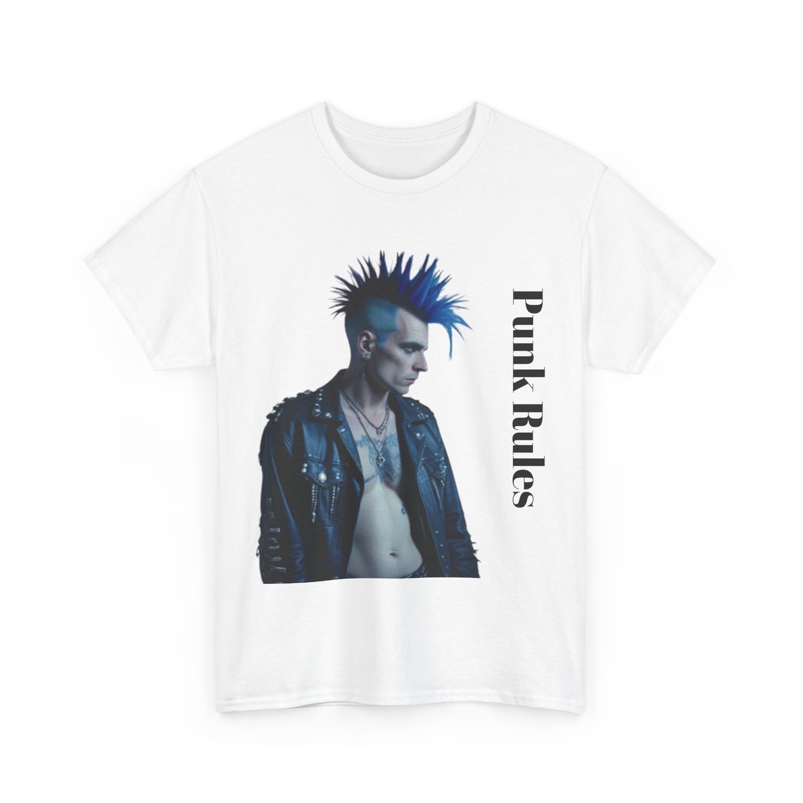 Punk Mother Daughter Father Son Grandparents Grandkids Matching Unisex Heavy Cotton Tee - Image 3