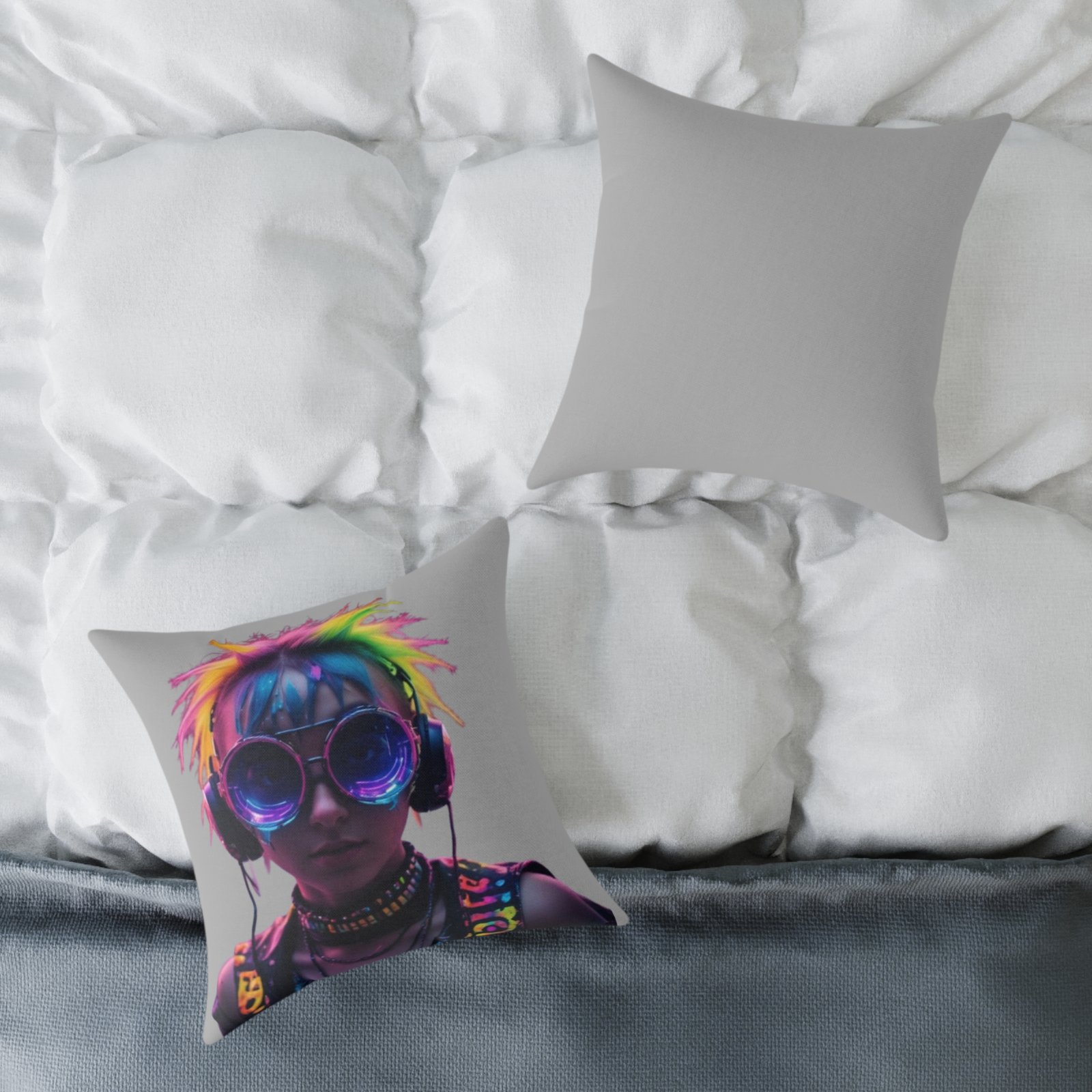 Crazy Square Poly Canvas Pillow - Image 8