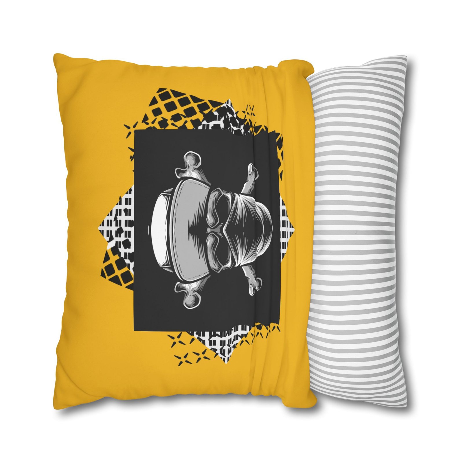 Gangster Square Poly Canvas Pillowcase - Image 18