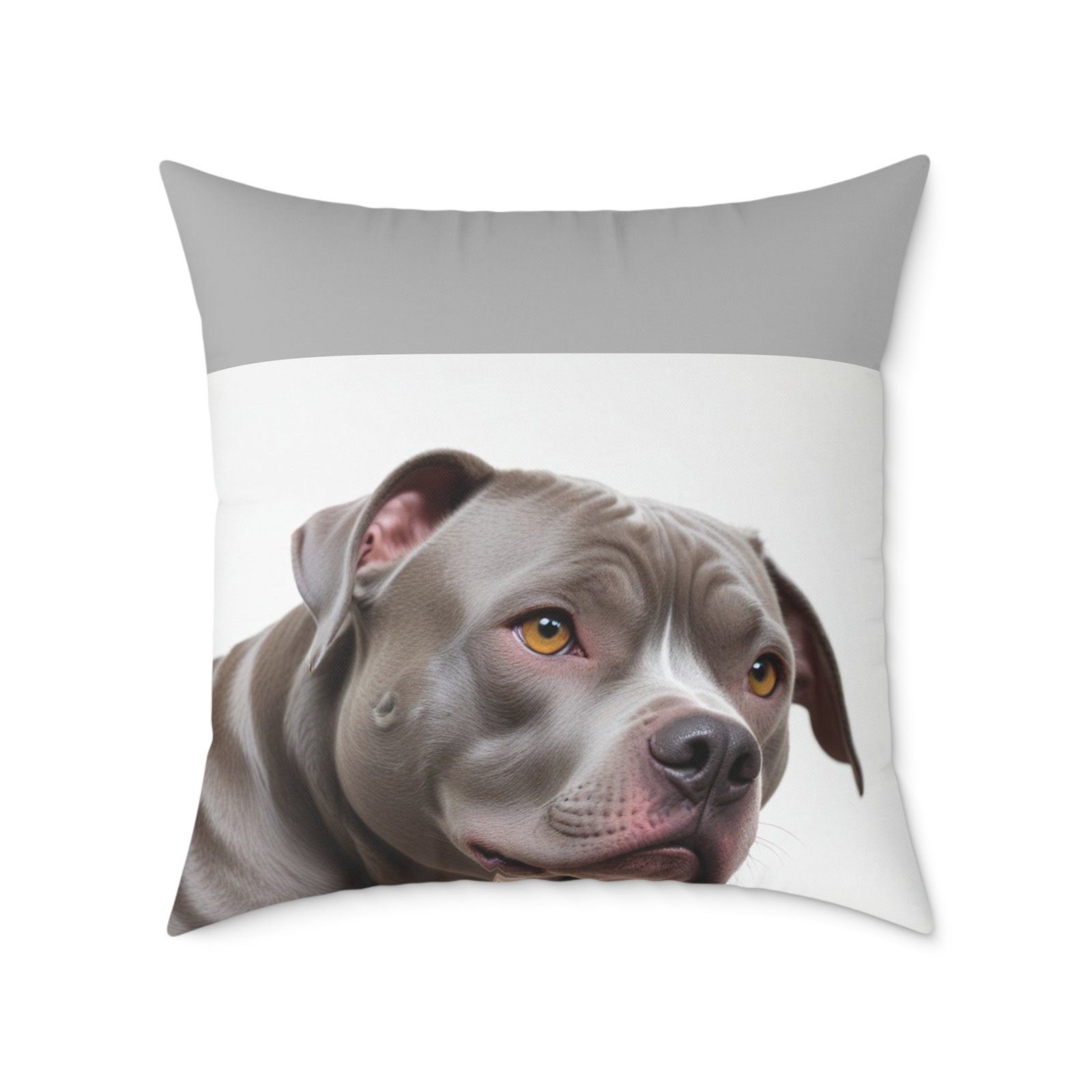 Staffordshire Bull Terrier Square Poly Canvas Pillow - Image 17