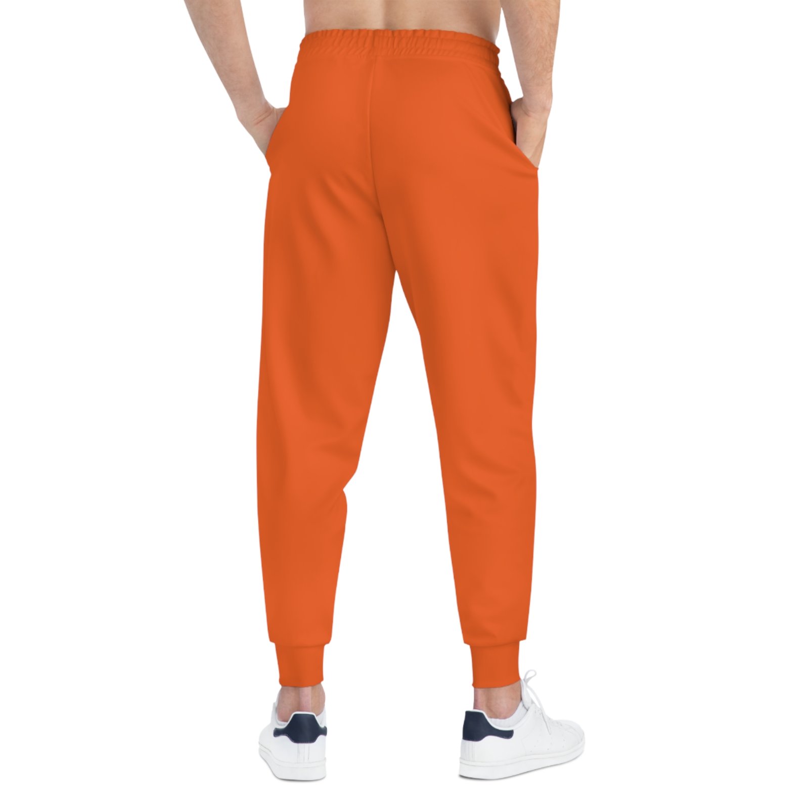Athletic Joggers with MG Design, Comfortable Jogging Pants, Sportswear Gift, Activewear, Fitness Apparel, Red Joggers - Image 4