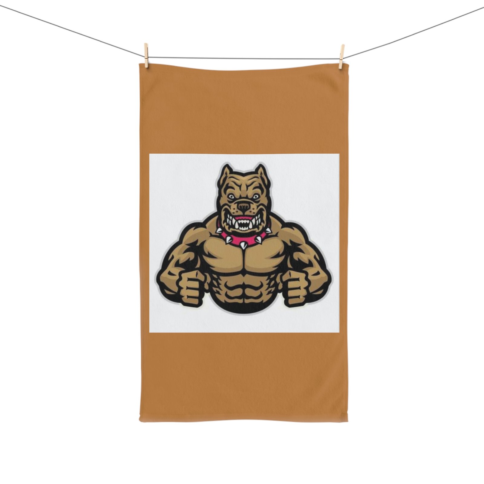 Boxer Plaid Hand Towel, Dog Lover Gift, Kitchen Decor, Pet Accessories, Unique Home Decor, Holiday Gift Idea - Image 3