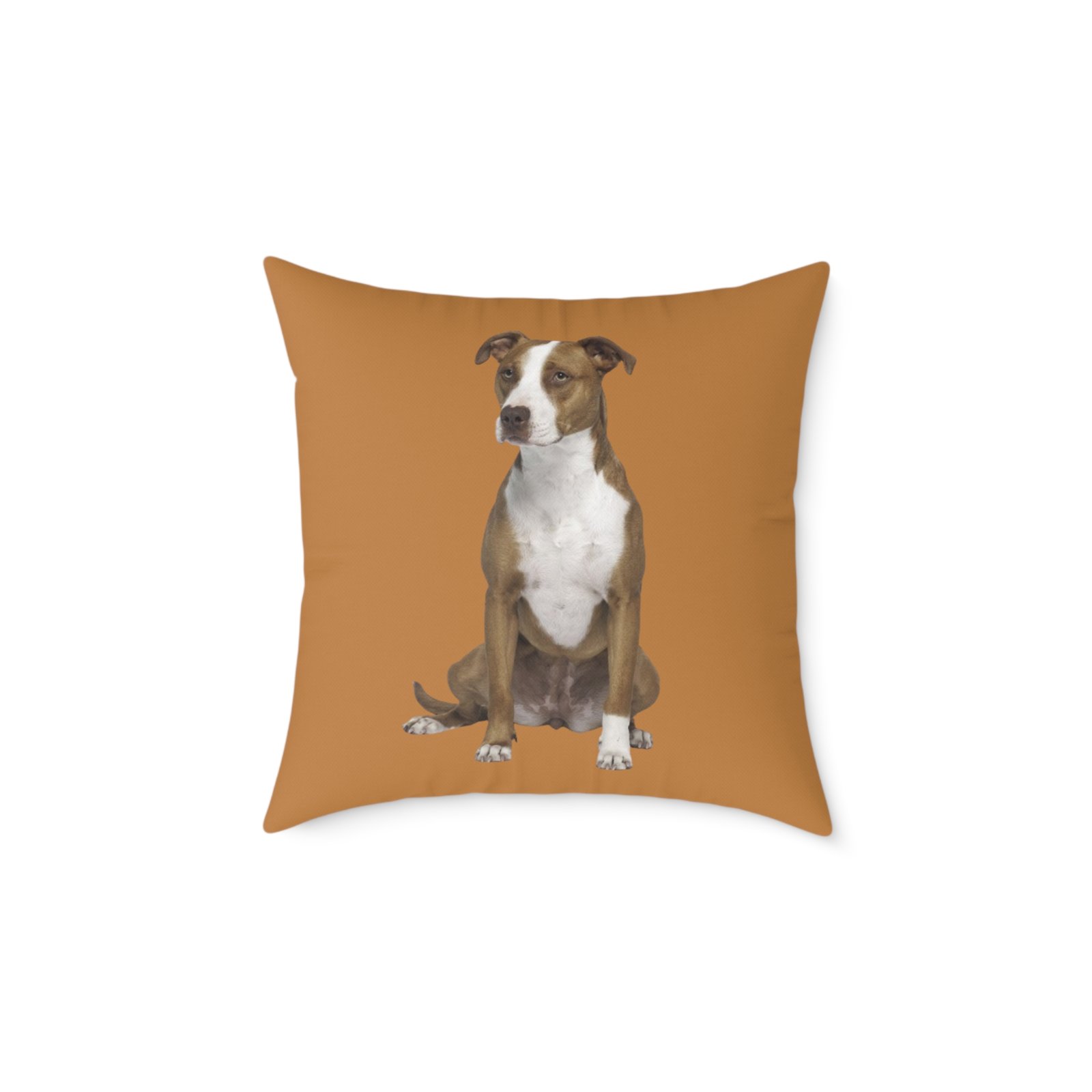 Staffordshire Bull Terrier Square Poly Canvas Pillow - Image 9