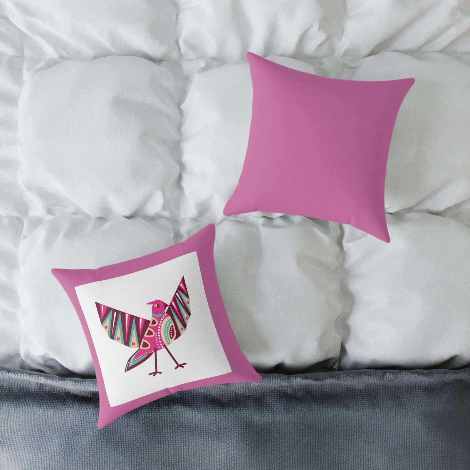 Mexico Square Poly Canvas Pillow - Image 4