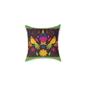 Mexico Square Poly Canvas Pillow