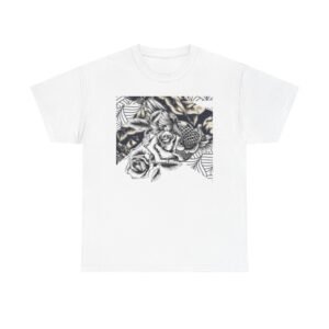Tattoo Art Unisex Heavy Cotton Tee with Artistic Heart Design - Cool Graphic Tee, Stylish Urban Wear, Casual Outfit, Gift for Art Lovers, [...]