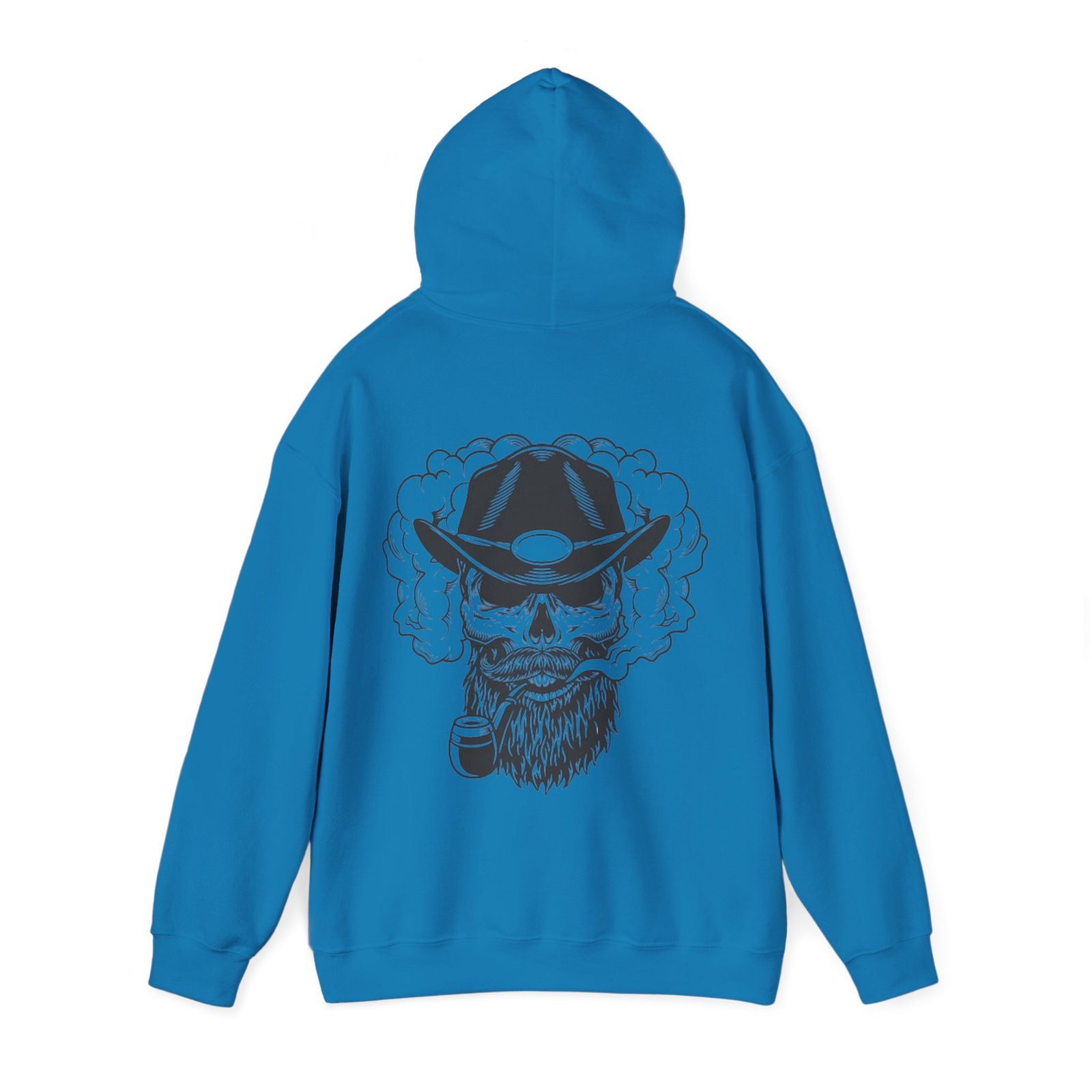 Gangster Skull Tattoo Hooded Sweatshirt. Unisex Heavy Blend™ Hooded Sweatshirt - Image 55