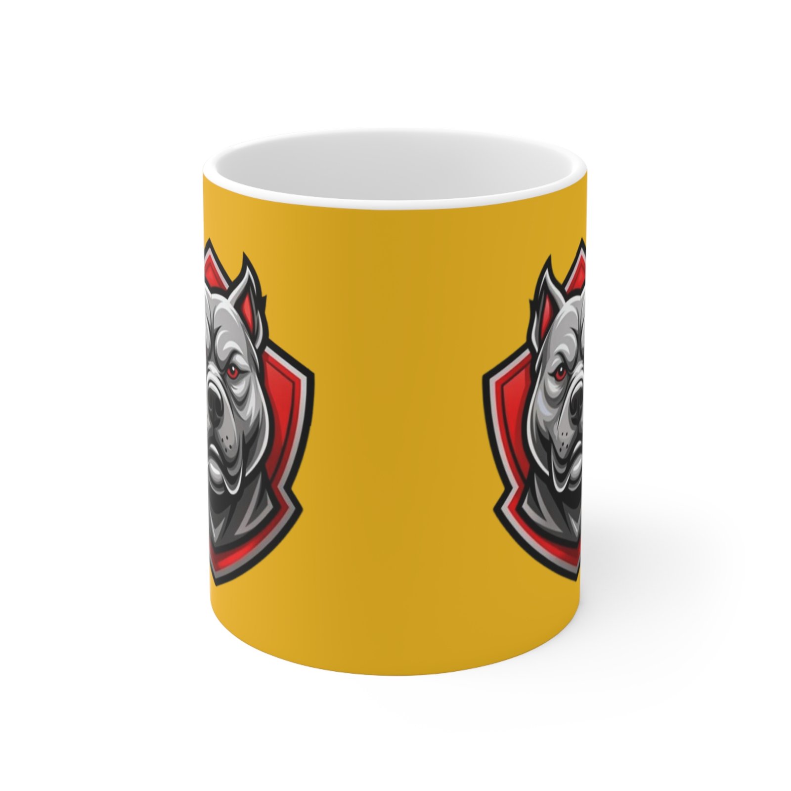 Bull Terrier Ceramic Coffee Cups, 11oz, 15oz