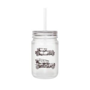 Classic Cars Mason Jar