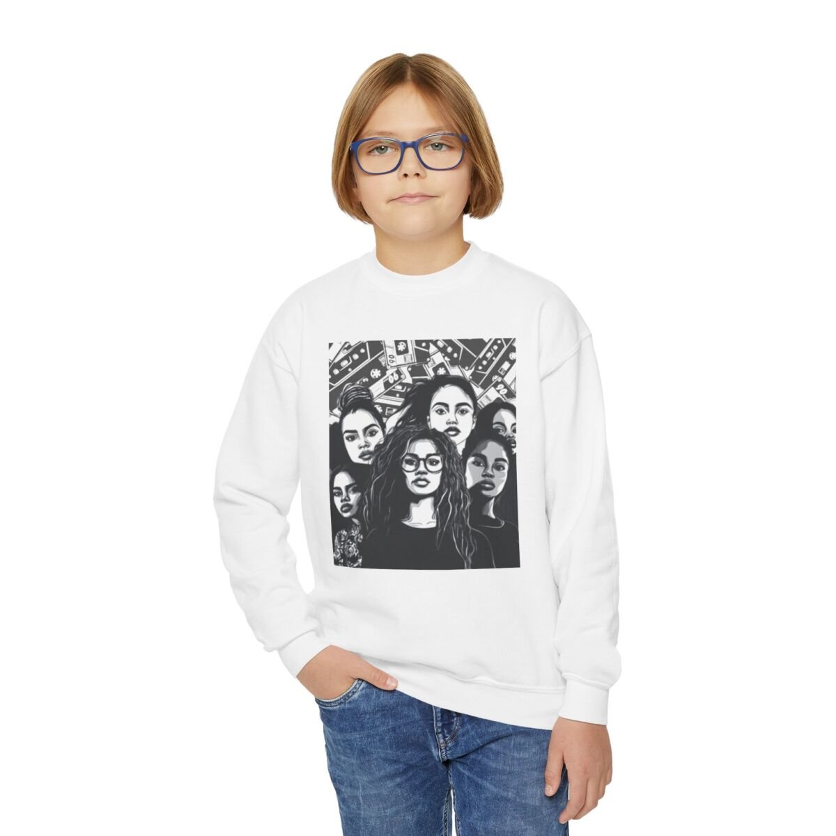 Another Level Brand Youth Crewneck Sweatshirt - Image 19