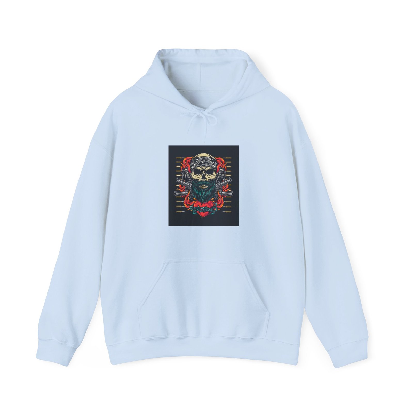 Skull Tattoo Unisex Heavy Blend™ Hooded Sweatshirt - Image 41