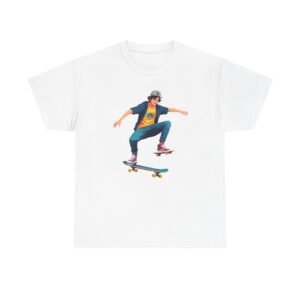 Skateboard Unisex Heavy Cotton Tee