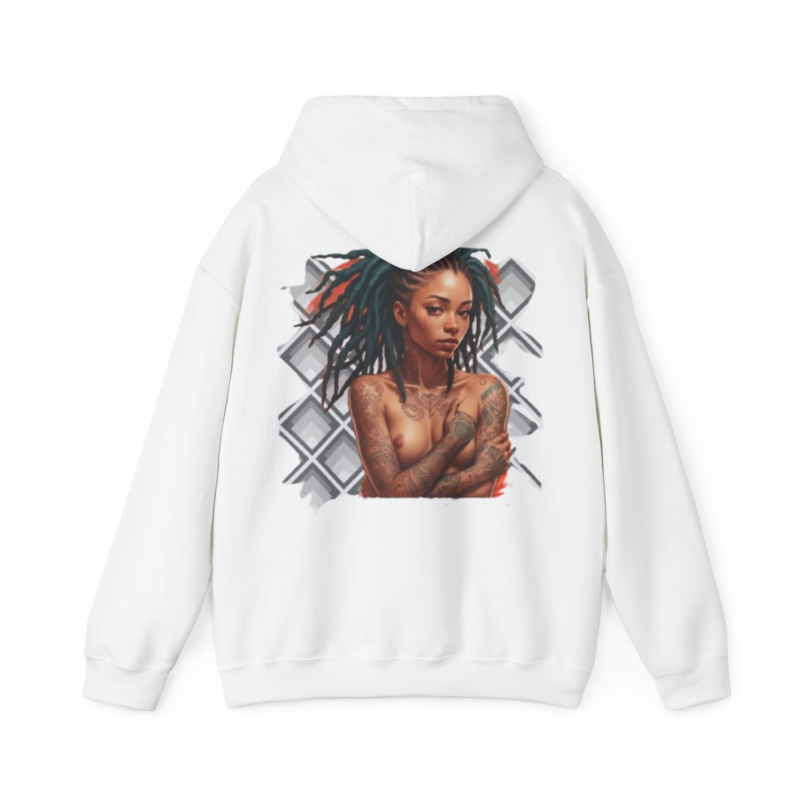 Dreadlocks Unisex Heavy Blend™ Hooded Sweatshirt - Image 2