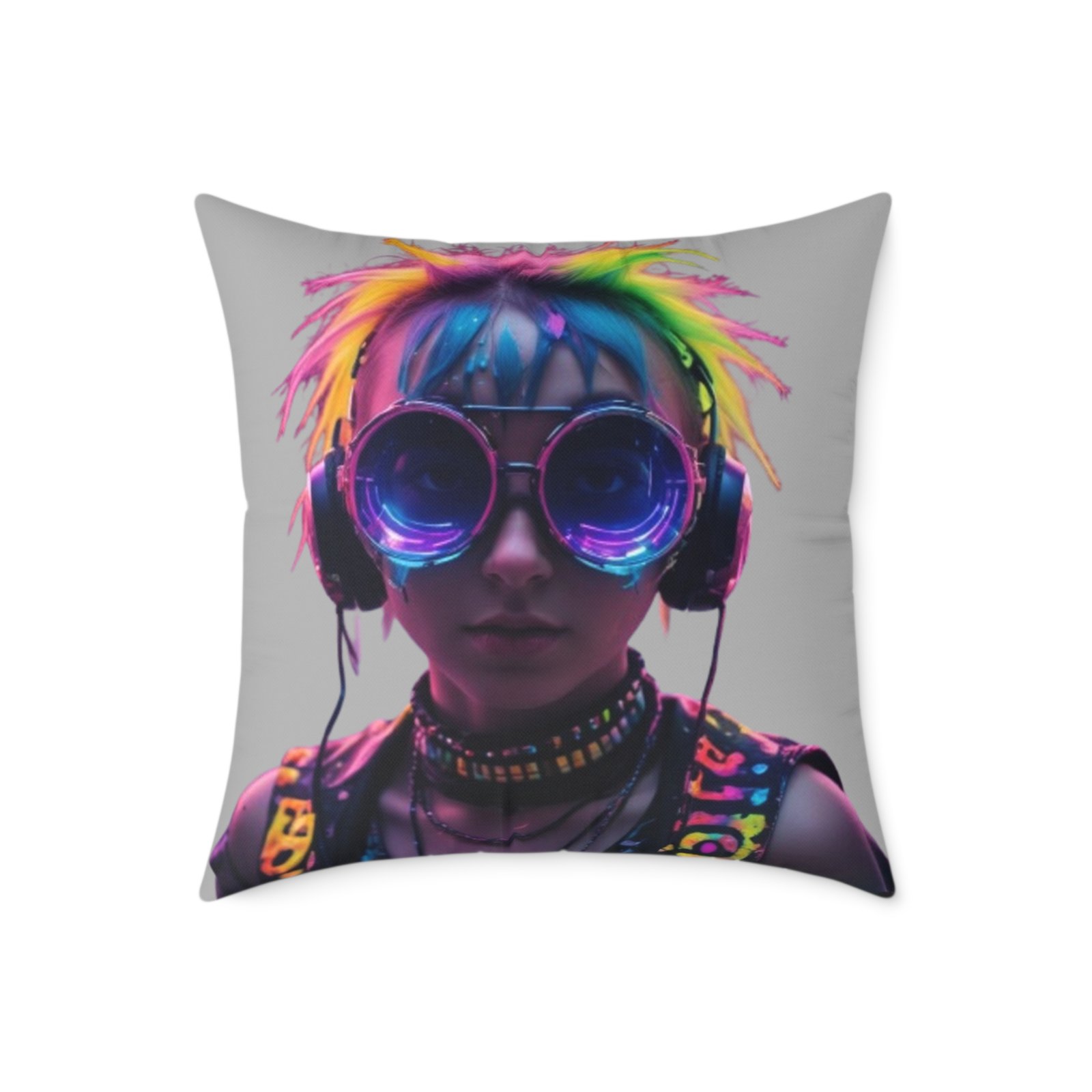 Crazy Square Poly Canvas Pillow - Image 13