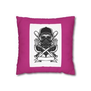 Gangster Square Poly Canvas Pillowcase