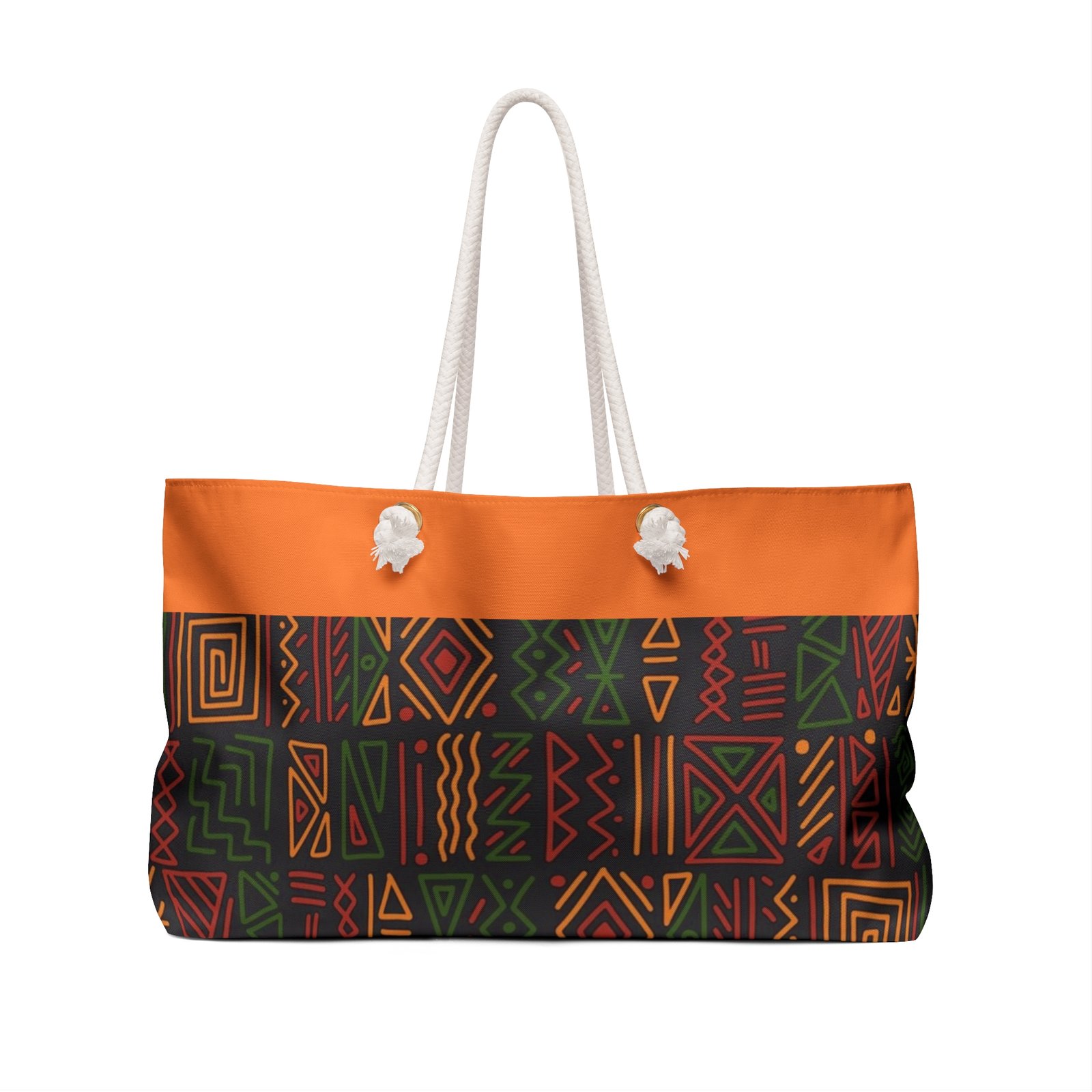 Jamaica Rasta Reggae Pattern Stylish Women Weekender Bag - Image 2