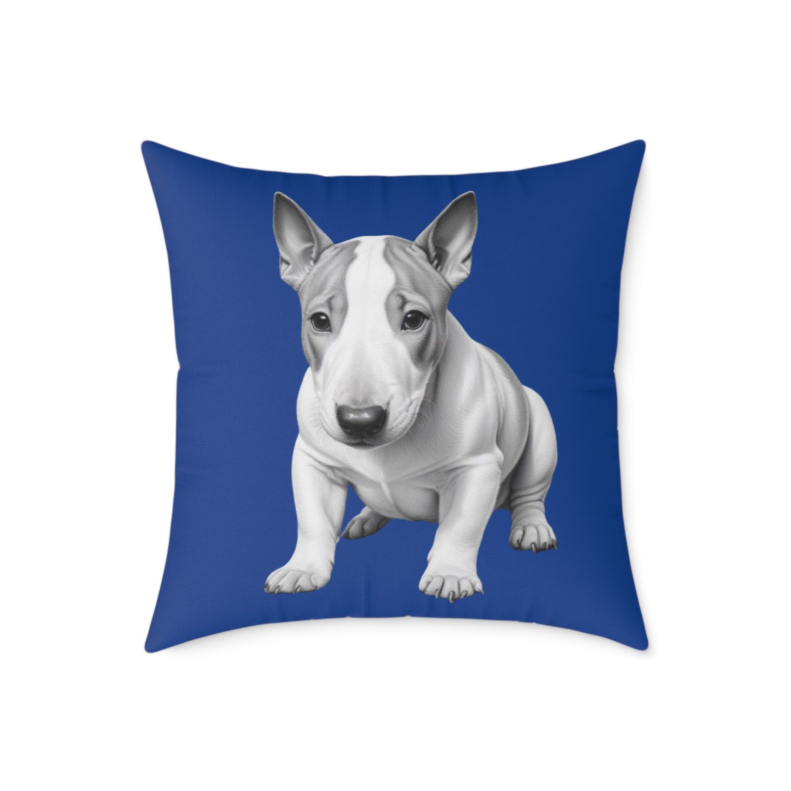 English Bull Terrier Square Poly Canvas Pillow - Image 13