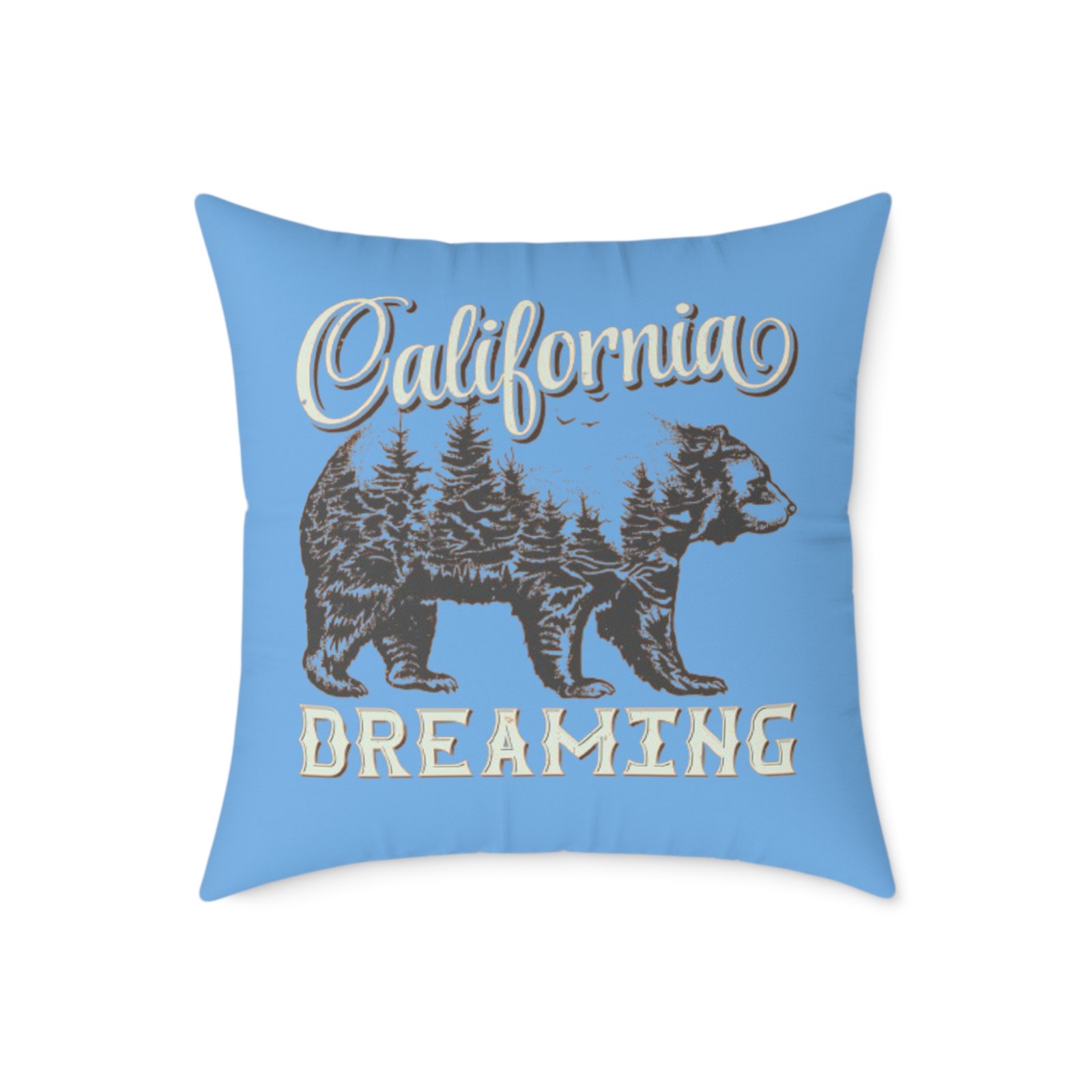 California Dreaming Square Poly Canvas Pillow - Image 13