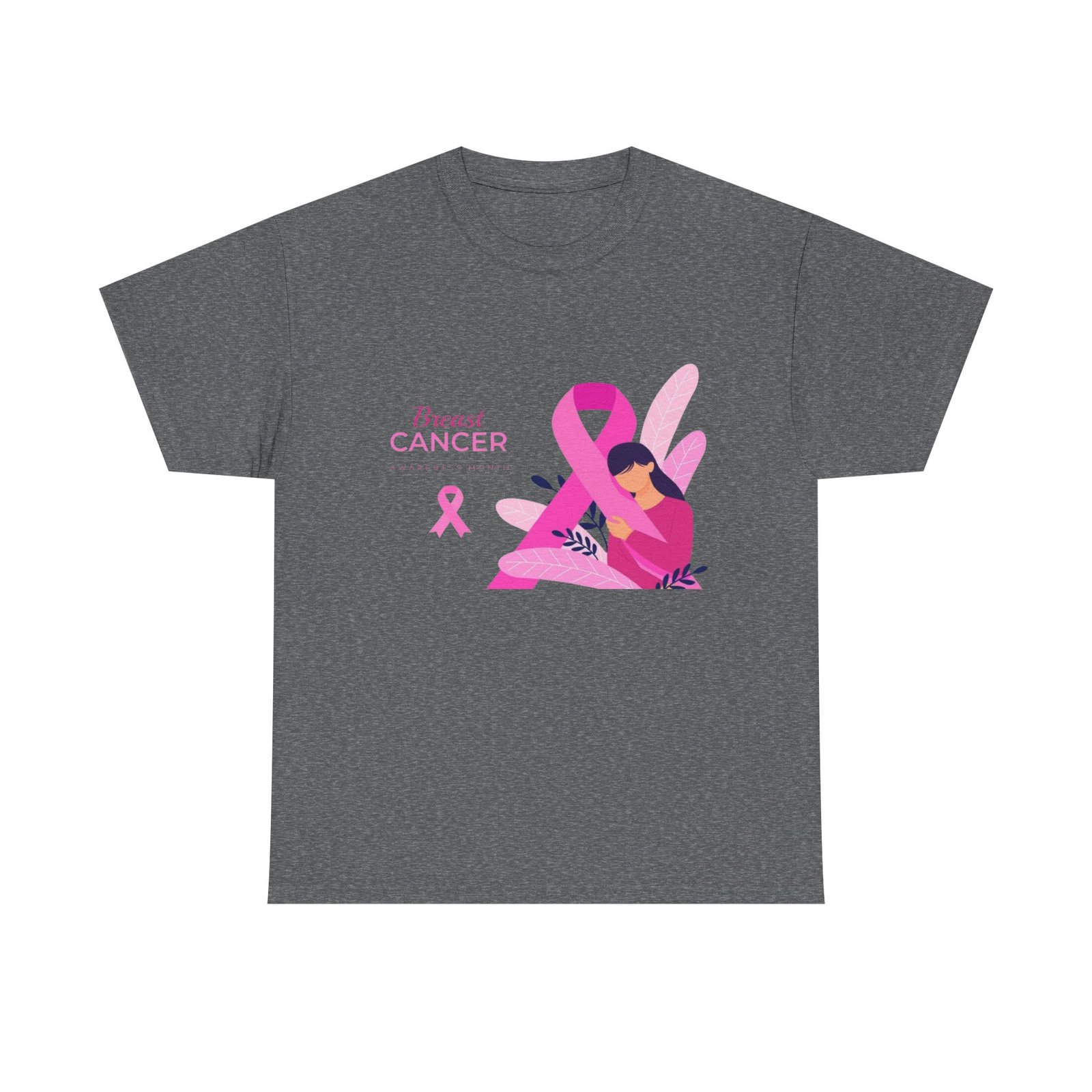 Breast Cancer Awareness Unisex Heavy Cotton Tee - Image 49