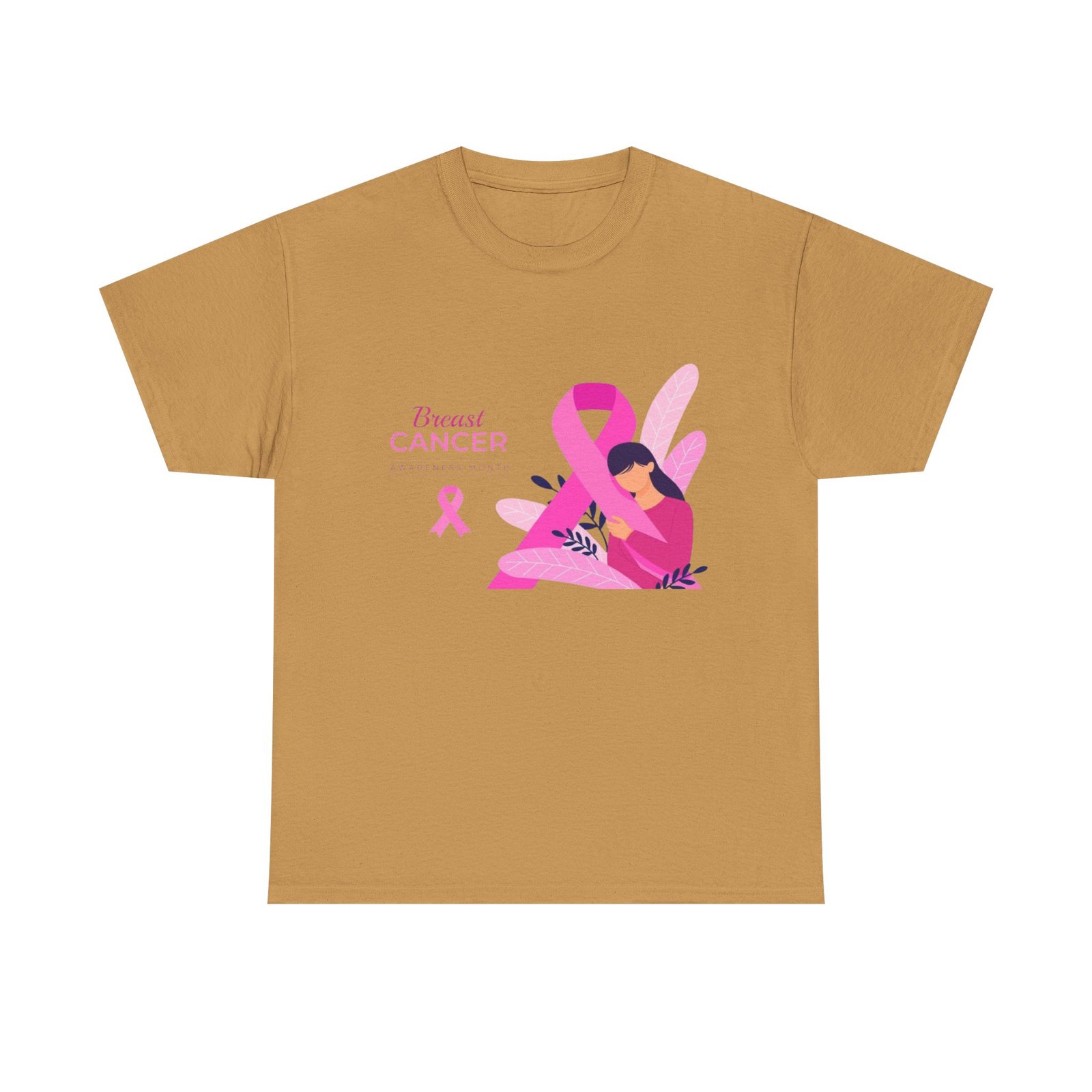 Breast Cancer Awareness Unisex Heavy Cotton Tee - Image 25