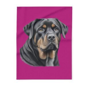 Rottweiller Puppy Arctic Fleece Blanket 62