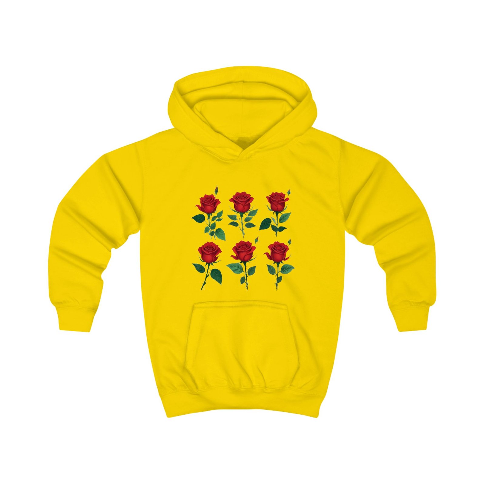 Red Roses Kids Hoodie - Image 5