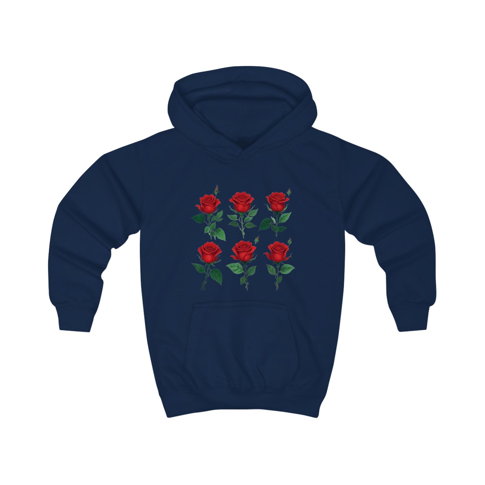 Red Roses Kids Hoodie - Image 19