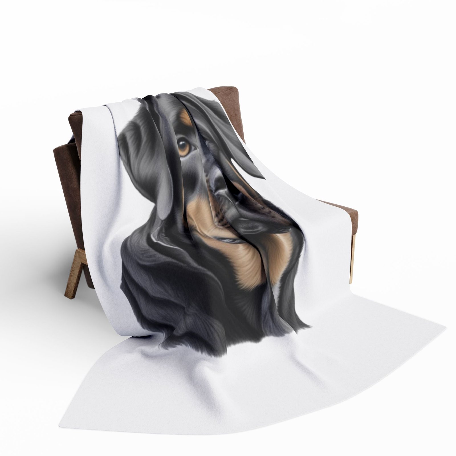 Rottweiller Puppy Arctic Fleece Blanket 08 - Image 12