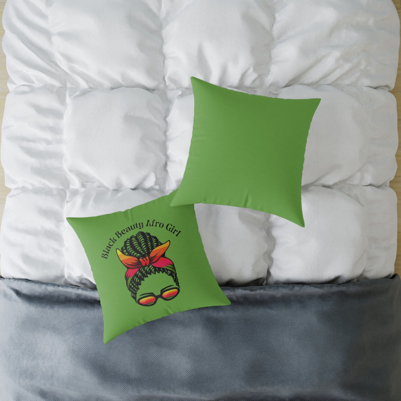 Jamaica Reggae Rasta Music Spliff Cannabis Square Poly Canvas Pillow 08 - Image 12