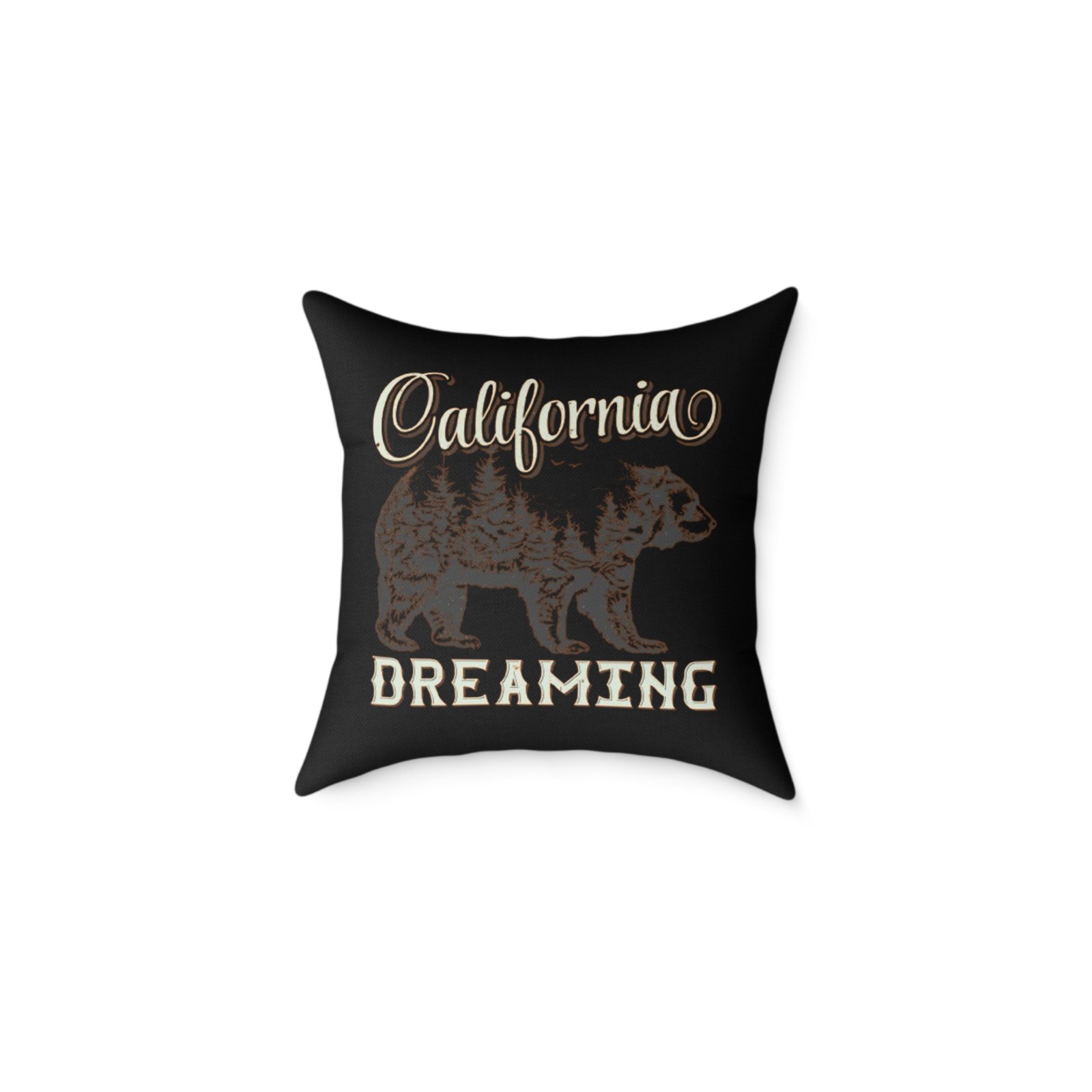 California Dreaming Square Poly Canvas Pillow - Image 5