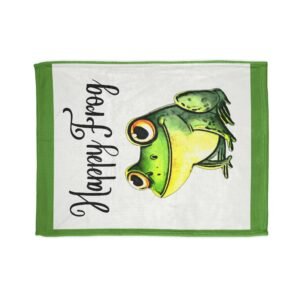 Frog Soft Blanket kids gift birthday gift kids easter gift frog blanket xmas gift boys frog blanket girls gift frog art gift frog throw