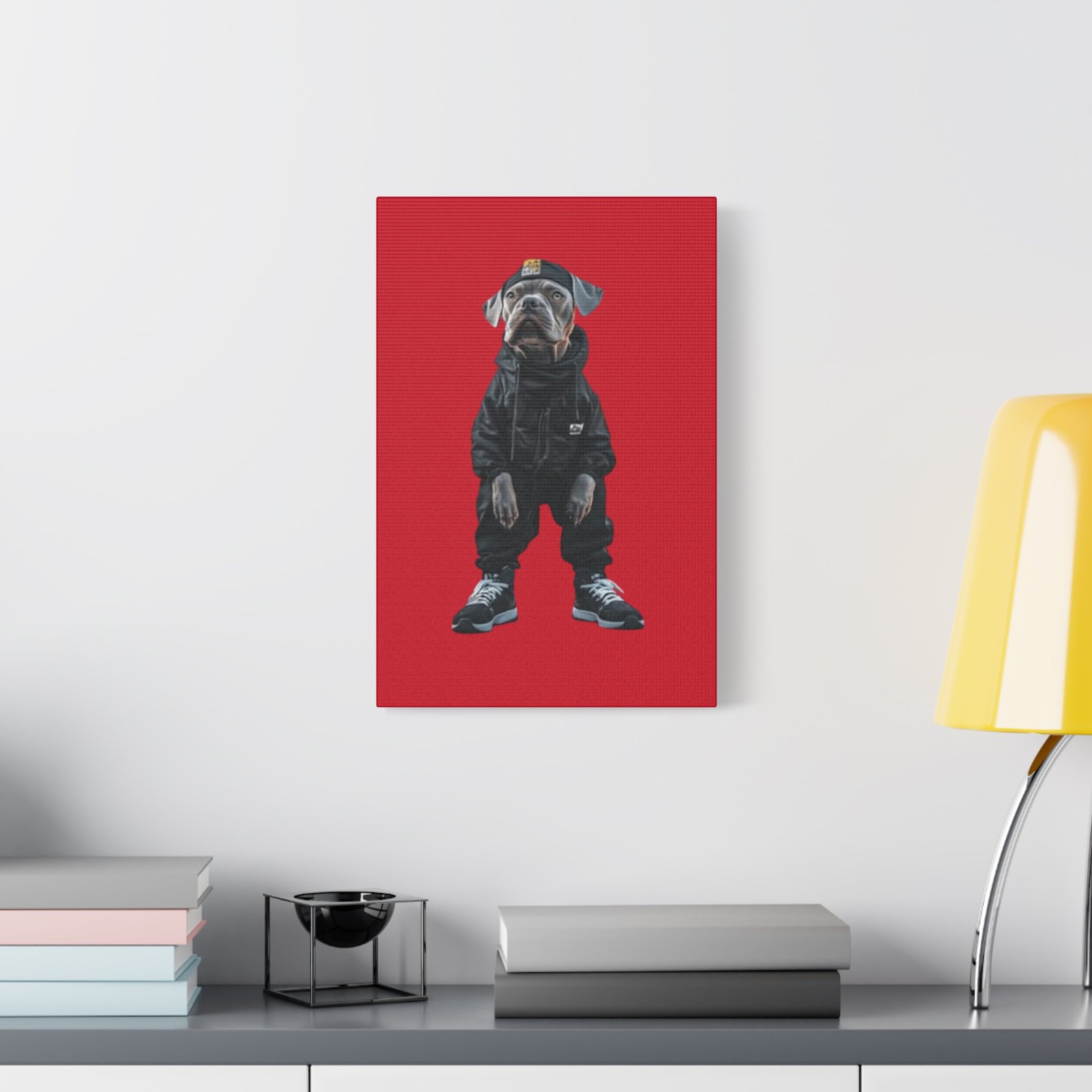 Gangster Dog Art Canvas Print - Modern Home Decor - Image 11