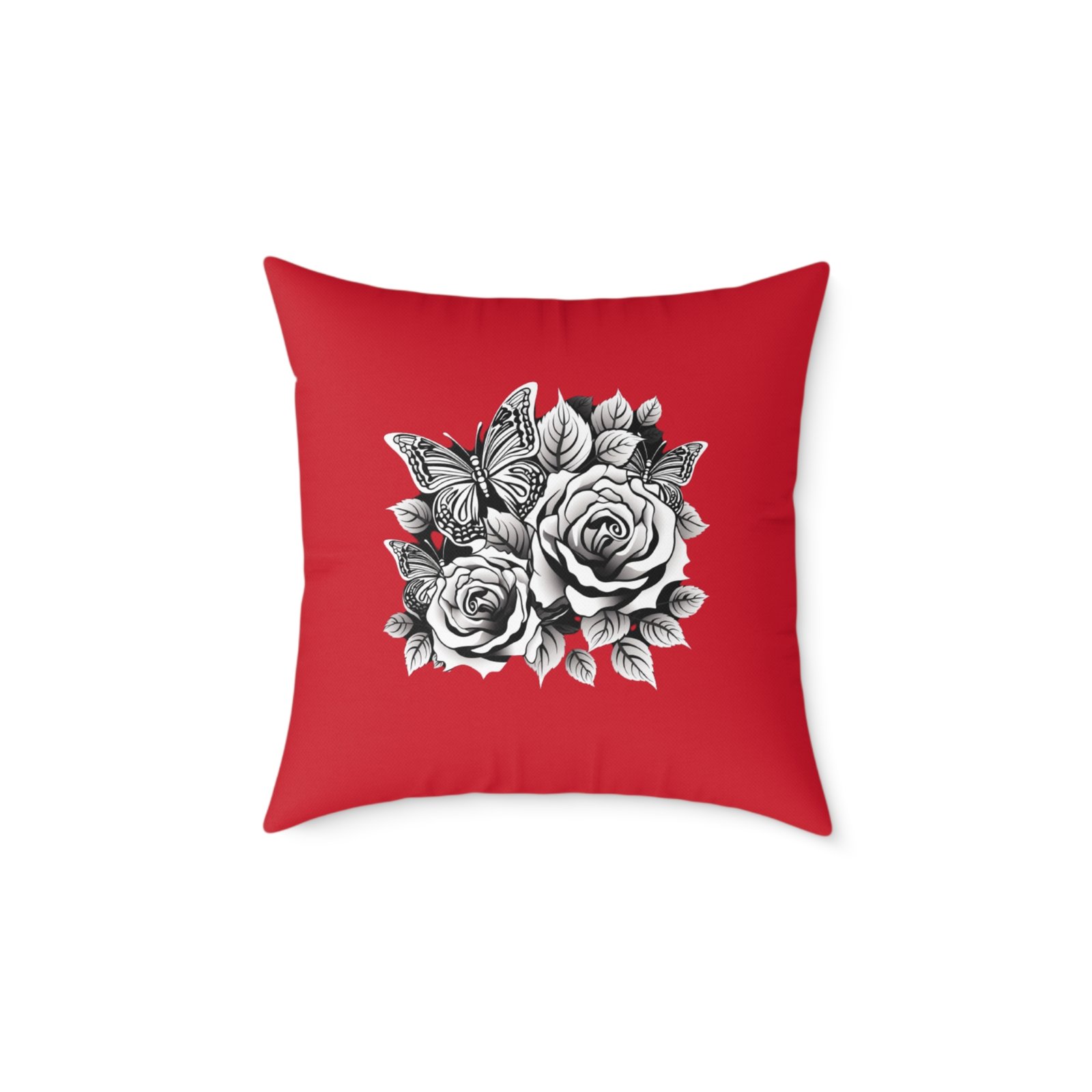 Butterfly Square Poly Canvas Pillow - Image 9