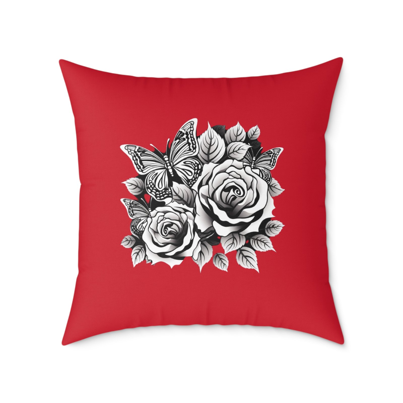 Butterfly Square Poly Canvas Pillow - Image 17