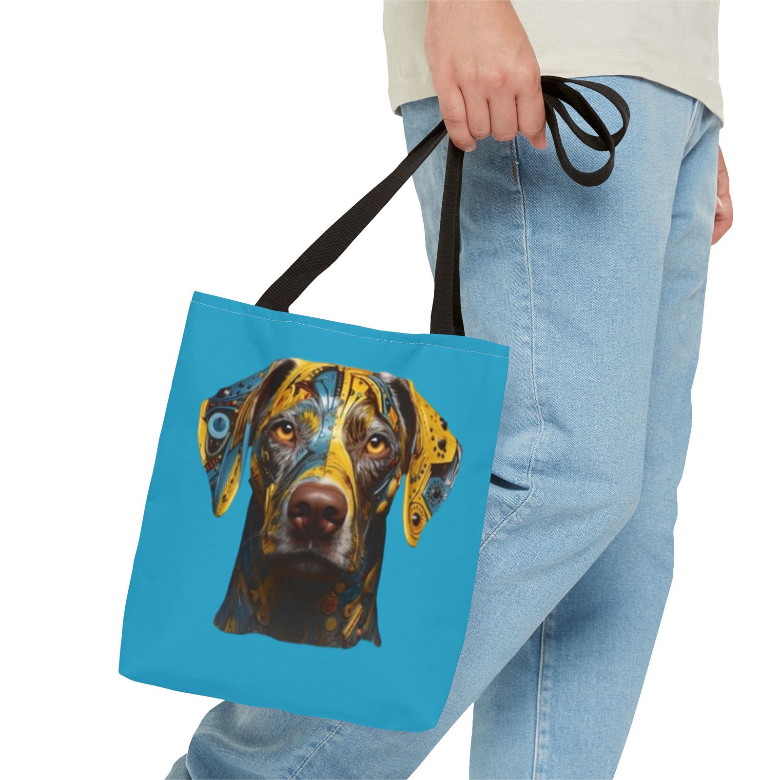 Terrier Dog Tote Bag - Stylish Dog Lover's Accessory - Image 3