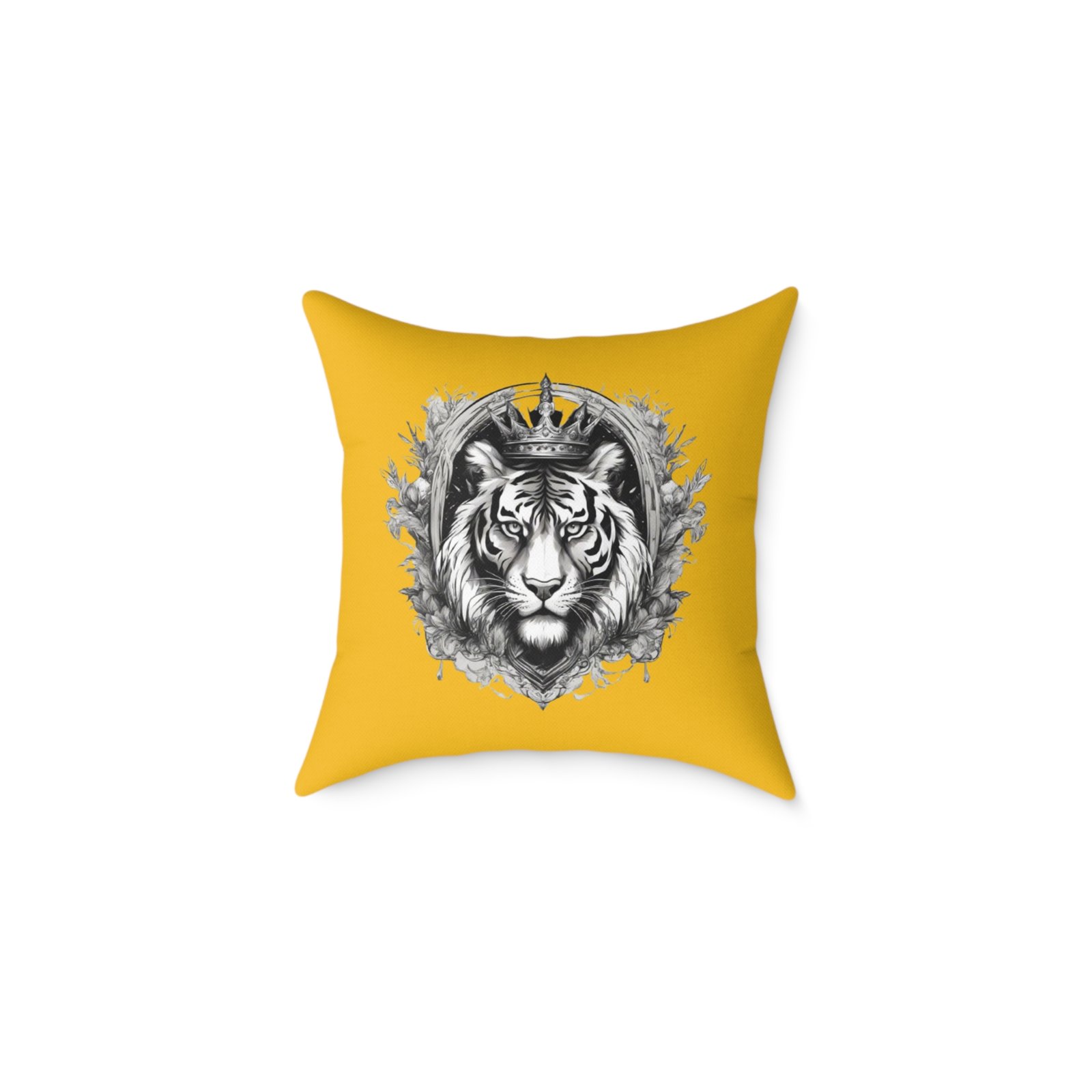 Tiger Square Poly Canvas Pillow - Image 5