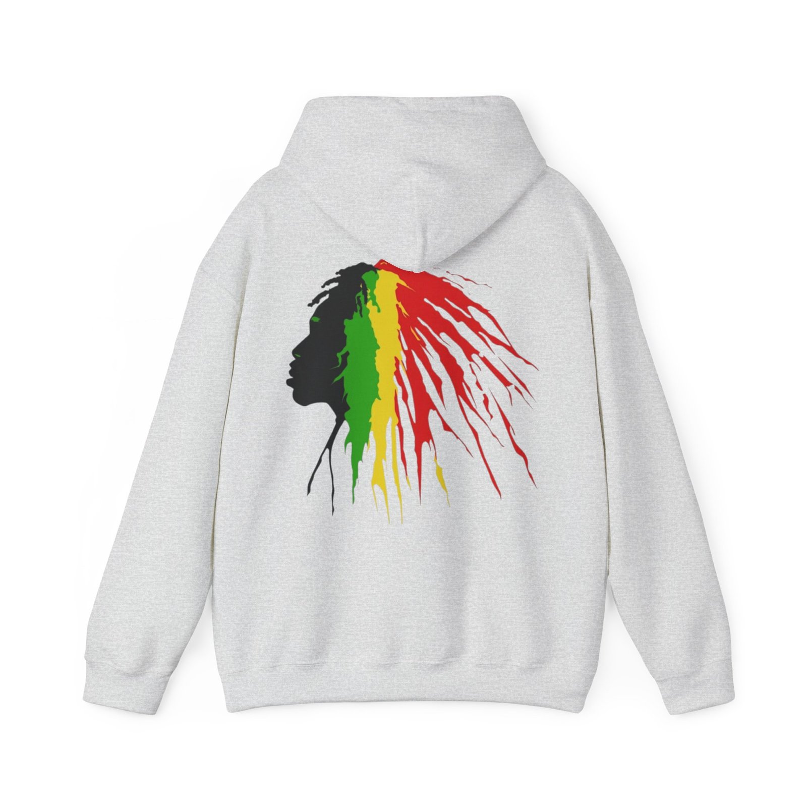 Quote Rasta Reggae Jamaica Hoodie Unisex Heavy Blend™ Hooded Sweatshirt 08 - Image 6