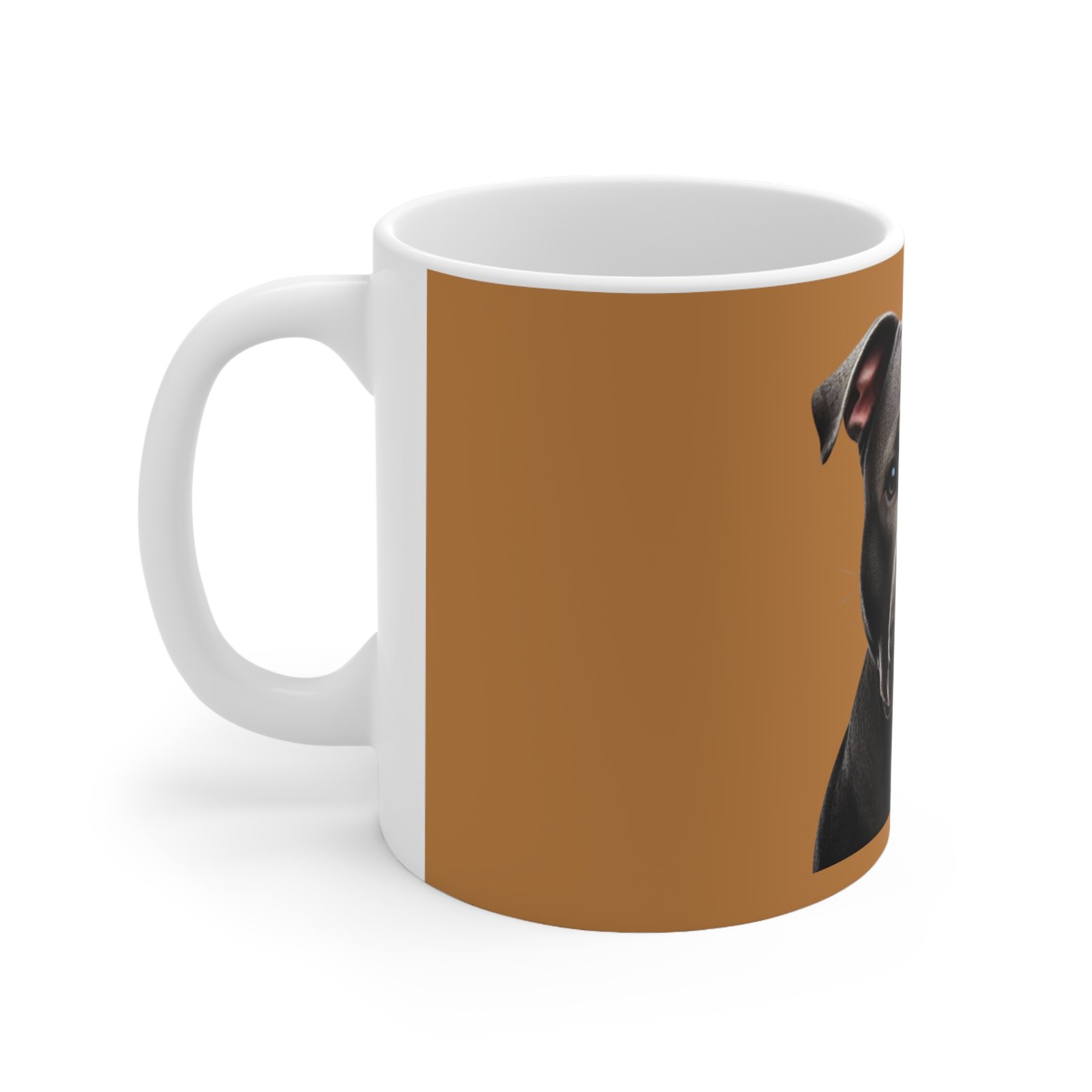 Bull Terrier Ceramic Coffee Cups, 11oz, 15oz - Image 2