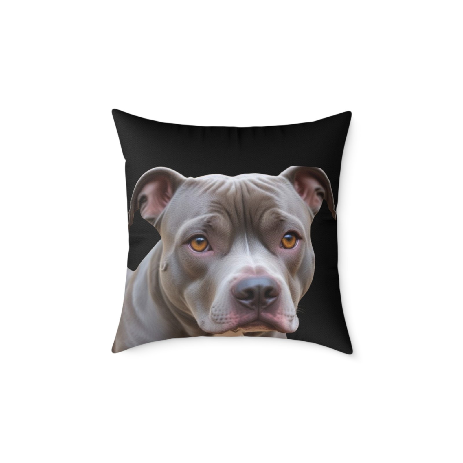 Staffordshire Bull Terrier Square Poly Canvas Pillow - Image 9