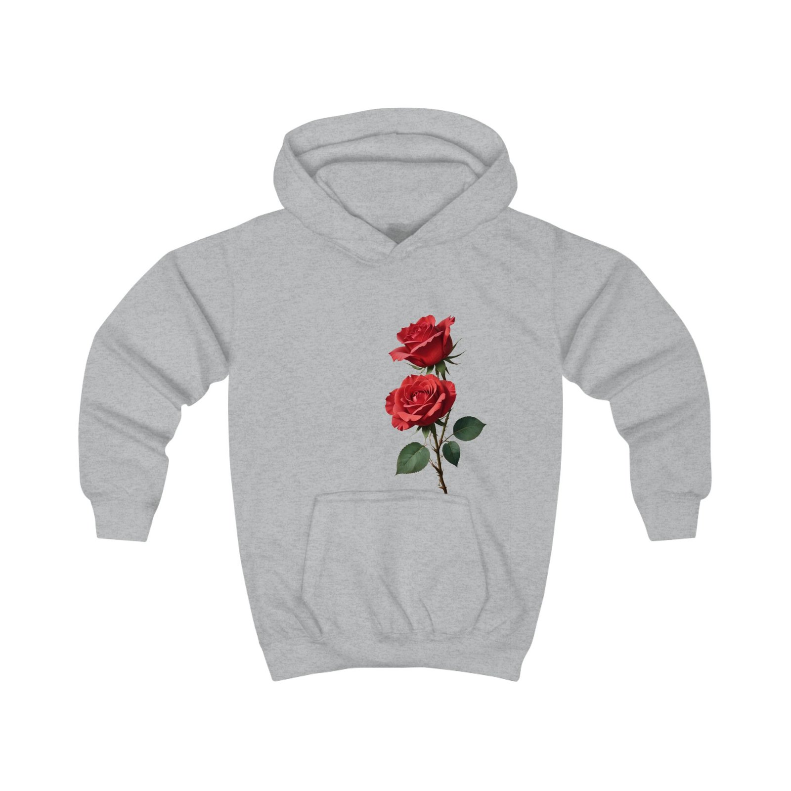 Red Roses Kids Hoodie - Image 7