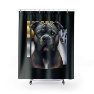 Bull Terrier Shower Curtains Labrador