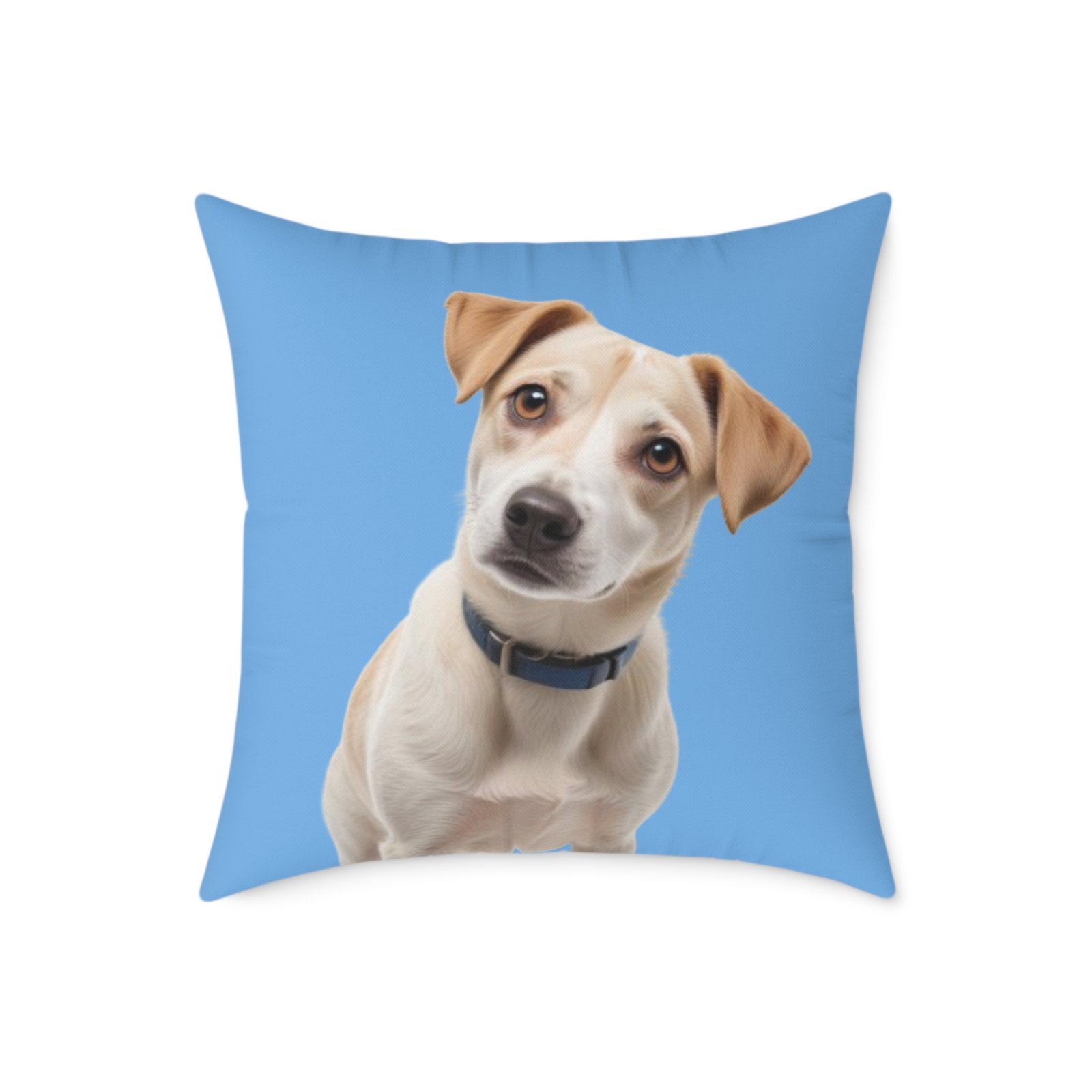 Jack Russell Square Poly Canvas Pillow - Image 13