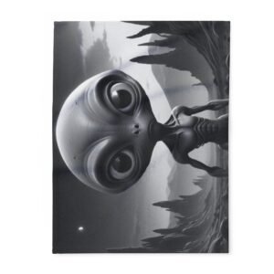 Alien Arctic Fleece Blanket 08
