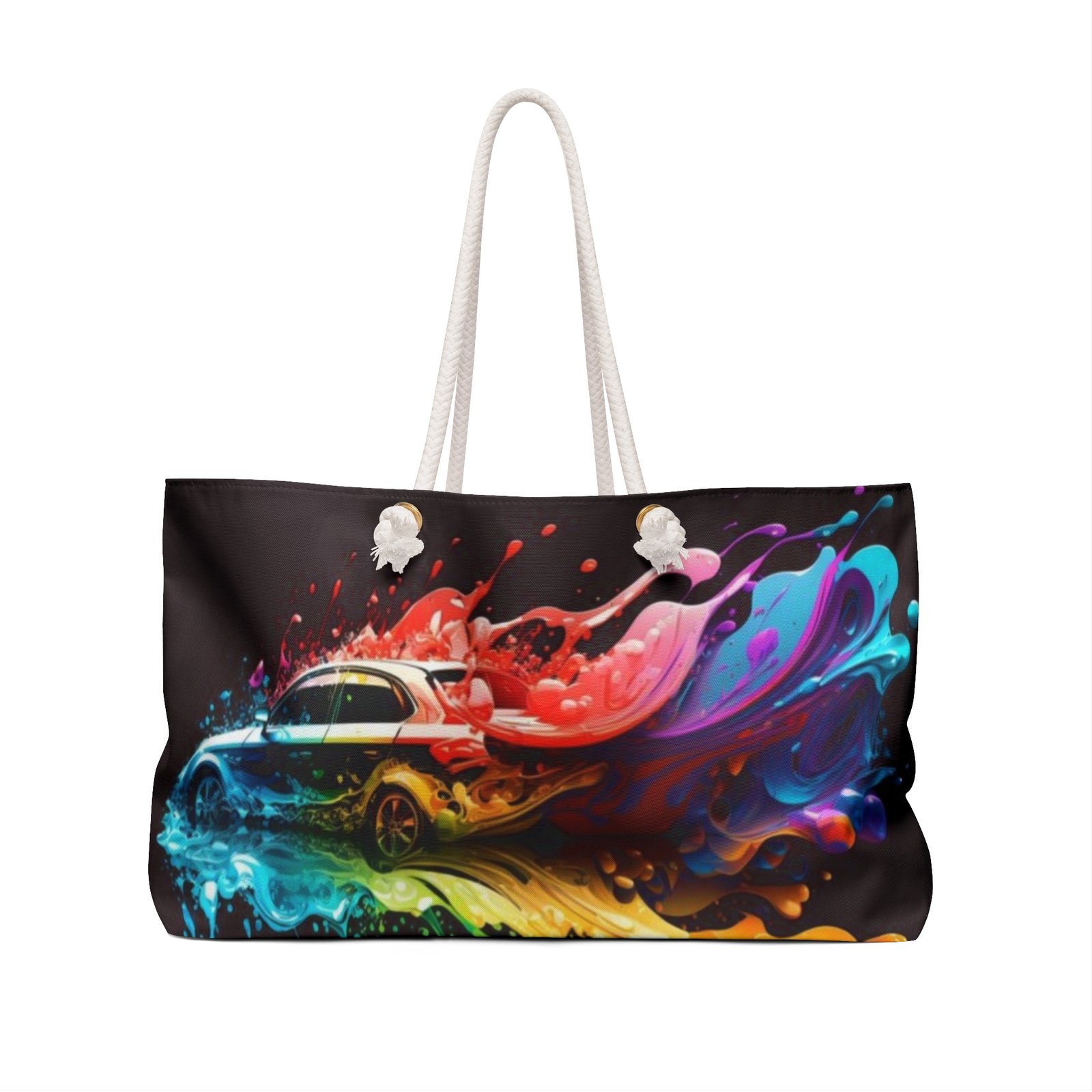 Vibrant Flash Car Style Weekender Bag - Image 2