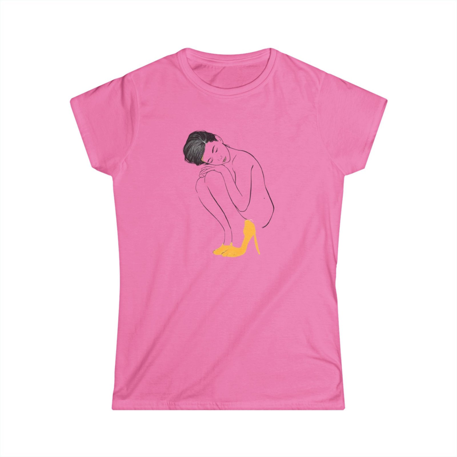 Sitting Pose Style T-shirt - Image 10