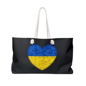 Ukraine Flag   Stylish Women Weekender Bag