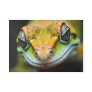 Gecko Dragon Glass Cutting Board - Unique Kitchen Decor, Perfect Gift for Chefs, Home Cooks, and Housewarmings, Ideal for Birthdays or Holidays