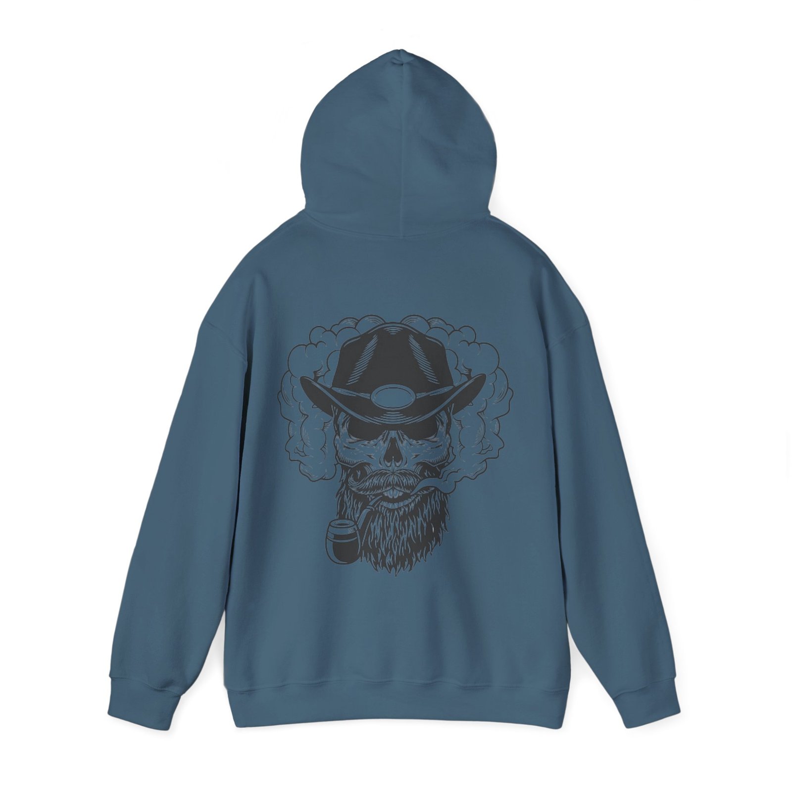 Gangster Skull Tattoo Hooded Sweatshirt. Unisex Heavy Blend™ Hooded Sweatshirt - Image 51
