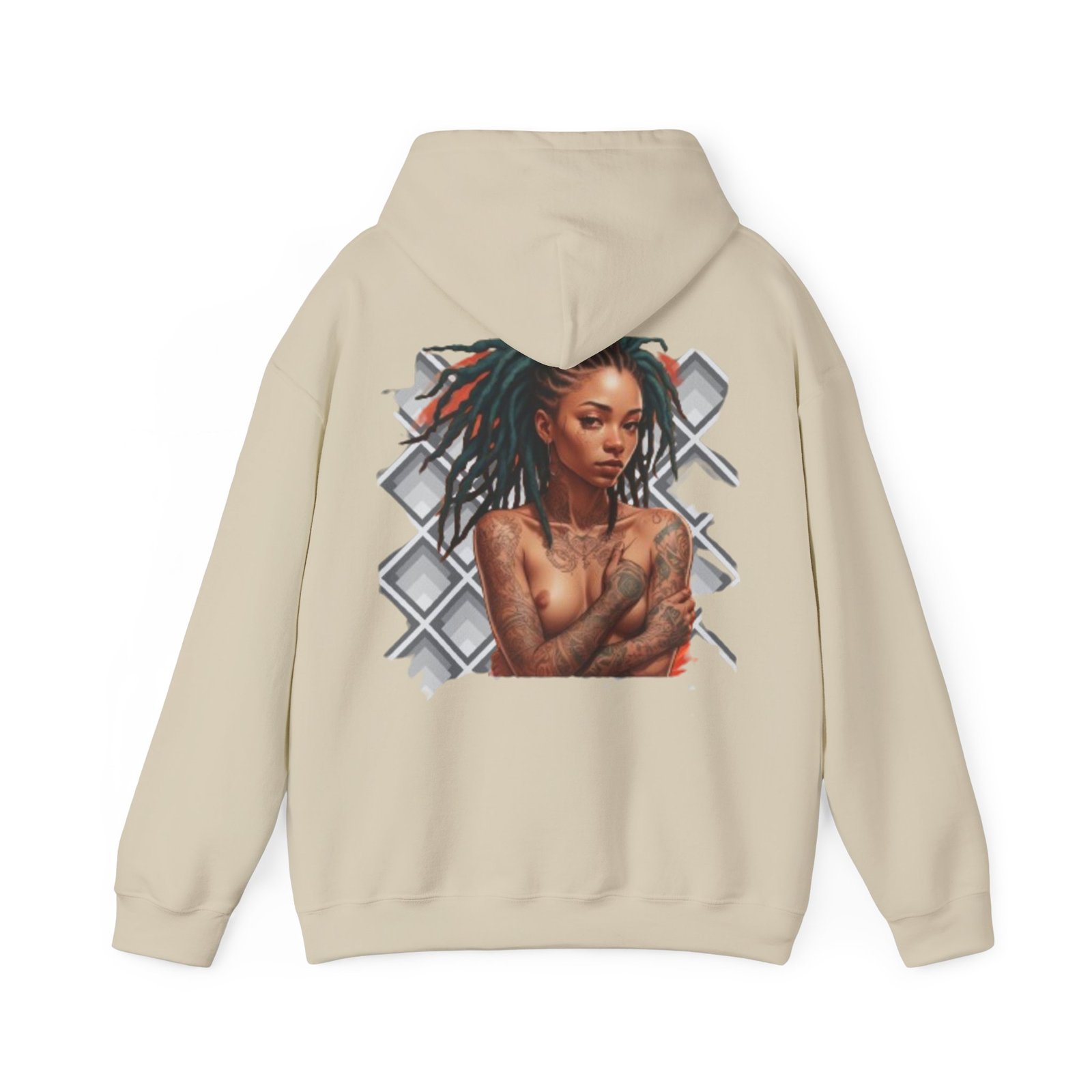Dreadlocks Unisex Heavy Blend™ Hooded Sweatshirt - Image 14