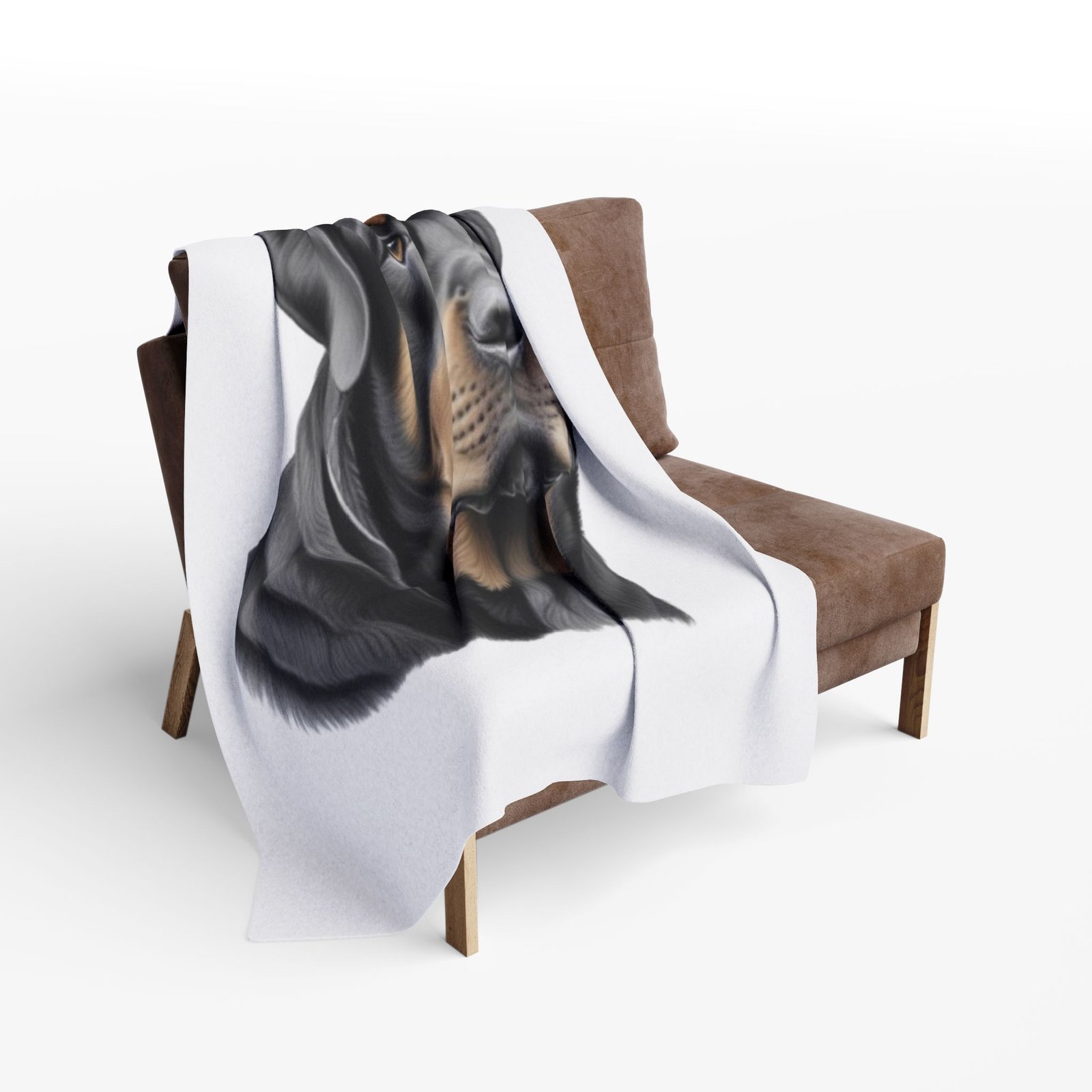Rottweiller Puppy Arctic Fleece Blanket 08 - Image 8